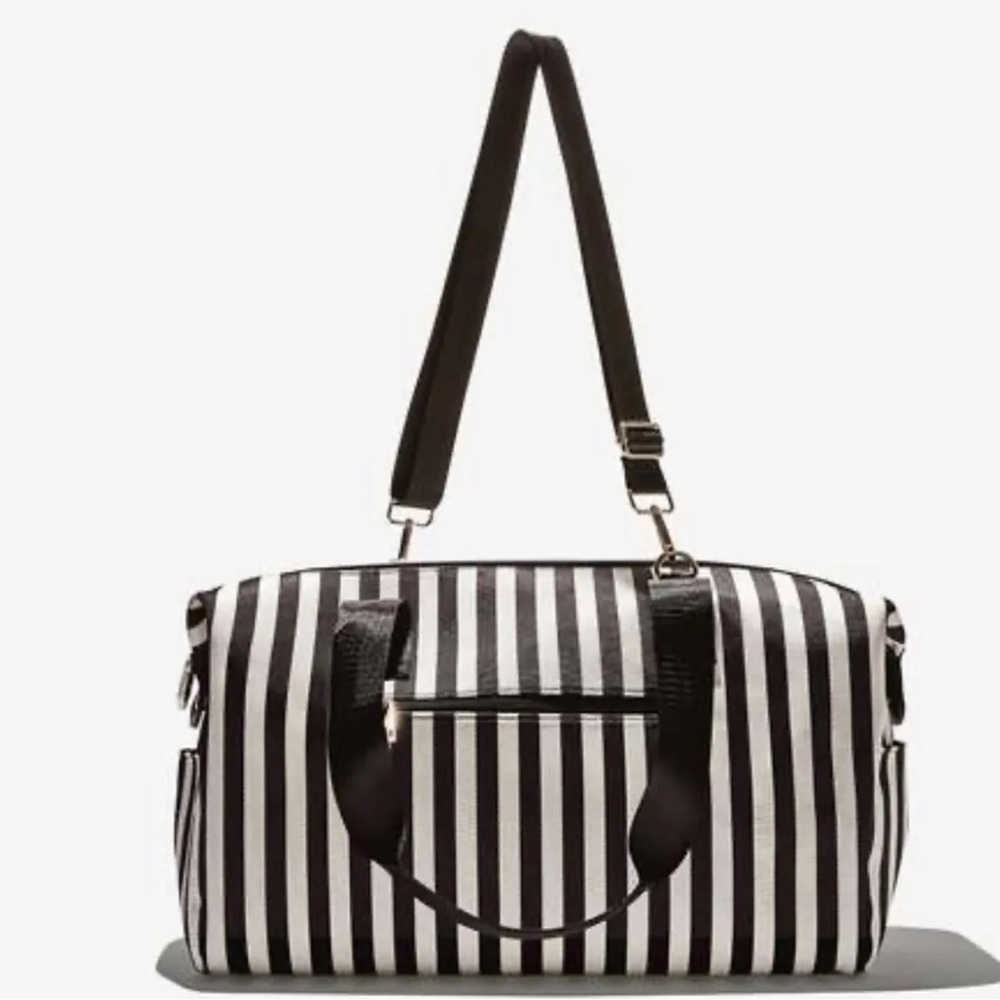 Alice and Olivia Duffel Bag in Positano Stripe